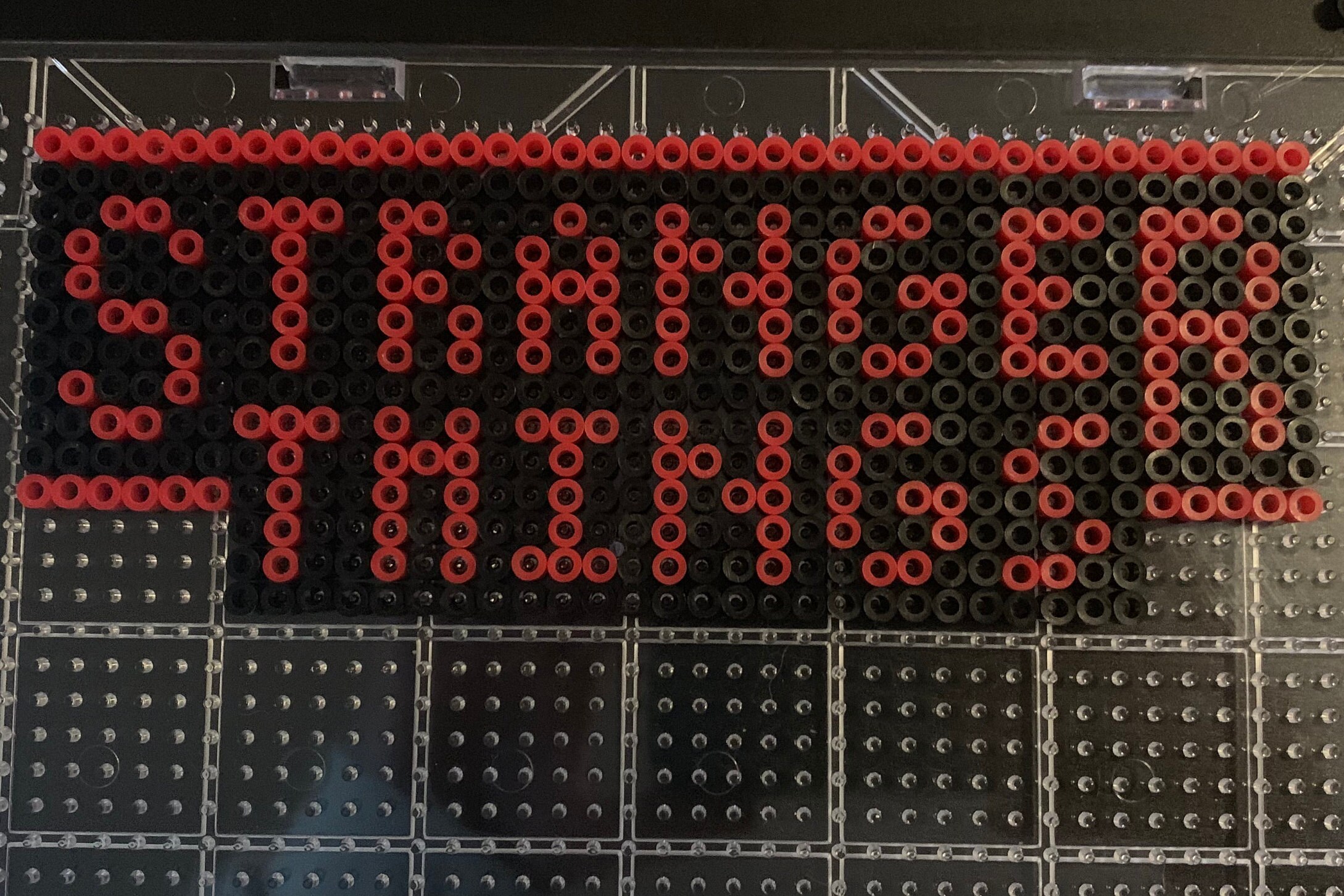 Stranger Things Perler Art Decoration Set Etsy