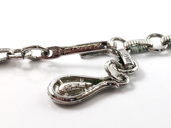 CORO Vintage Silver Tone Necklace - image 3