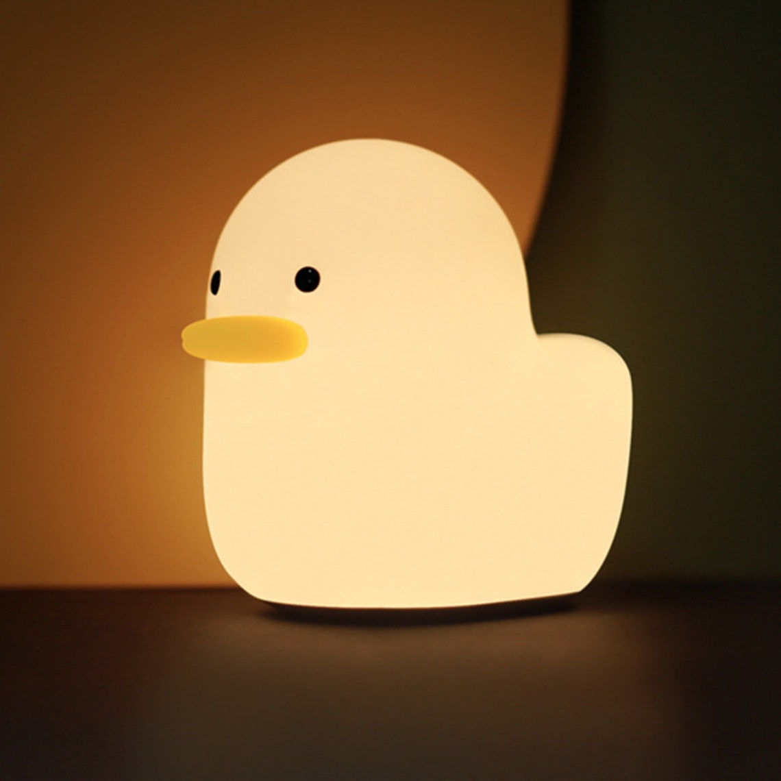 Duck Silicone Night Light USB Opladen Lasting Cute Touch Light Etsy