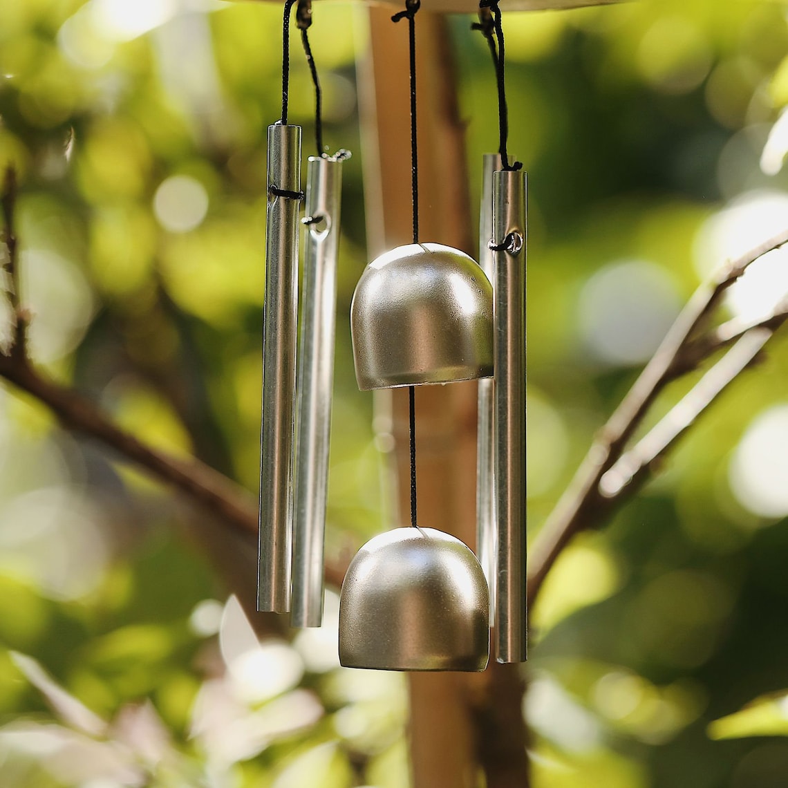 Handmade wooden wind chimes outdoor garden bird wind chimes Etsy