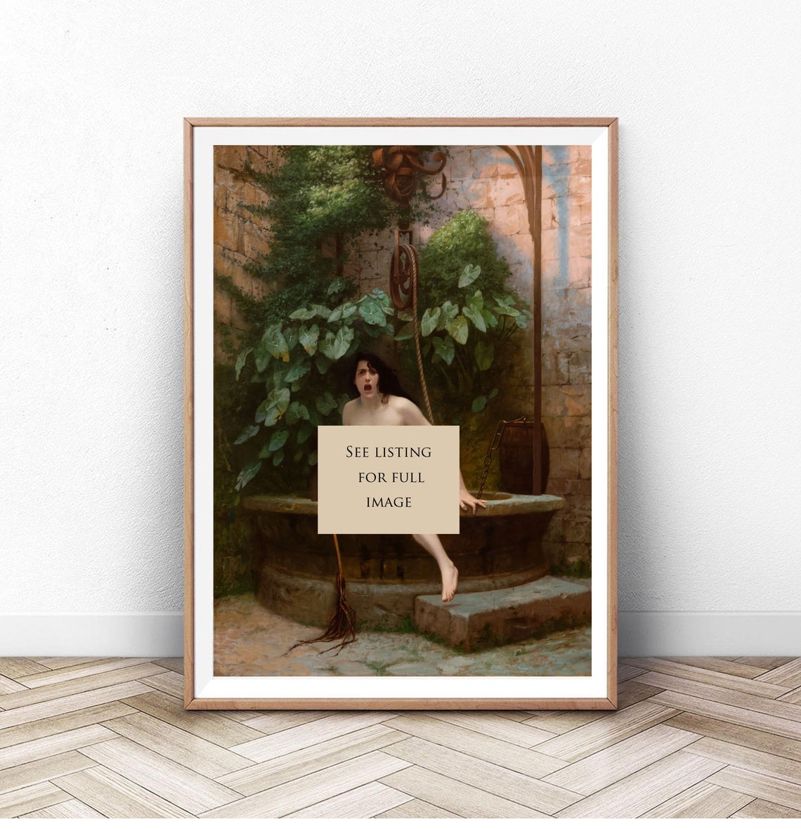 Jean Leon Gerome Truth Coming Out of Her Well Vintage - Etsy