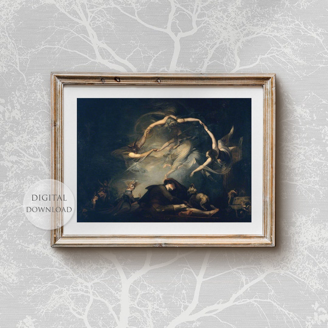 The Shepherds Dream From Paradise Lost Henry Fuseli Etsy