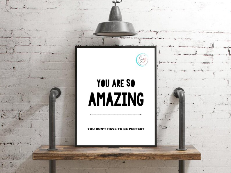 You Are So Amazing Printable Wall Art Digital Download 4x6, 5x7, 8x10, 11x14, 16x20 Sizes Included Inspirational Instant Download image 1