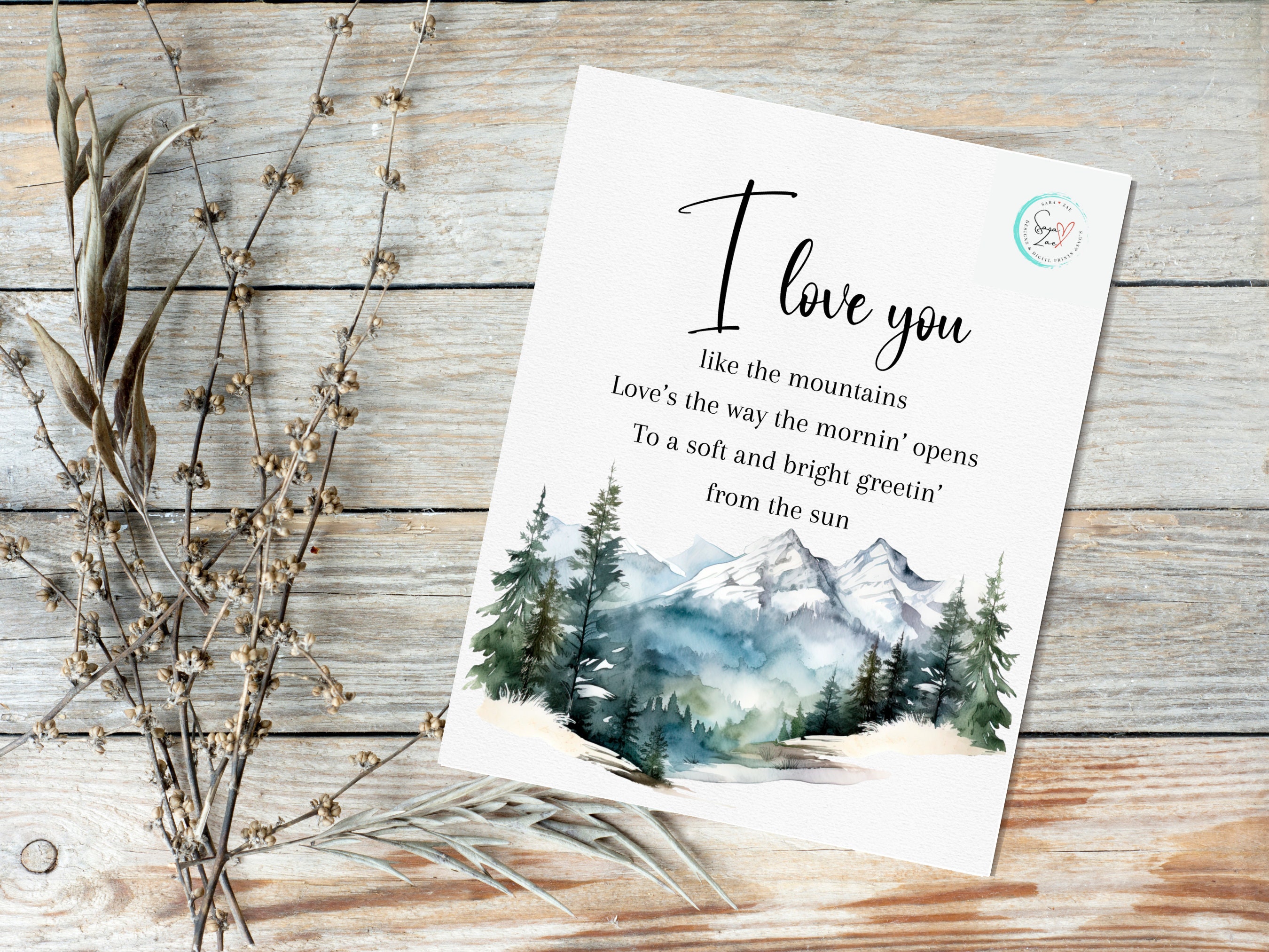 Shake the Frost | Tyler Childers Lyrics | Digital Download | Watercolor