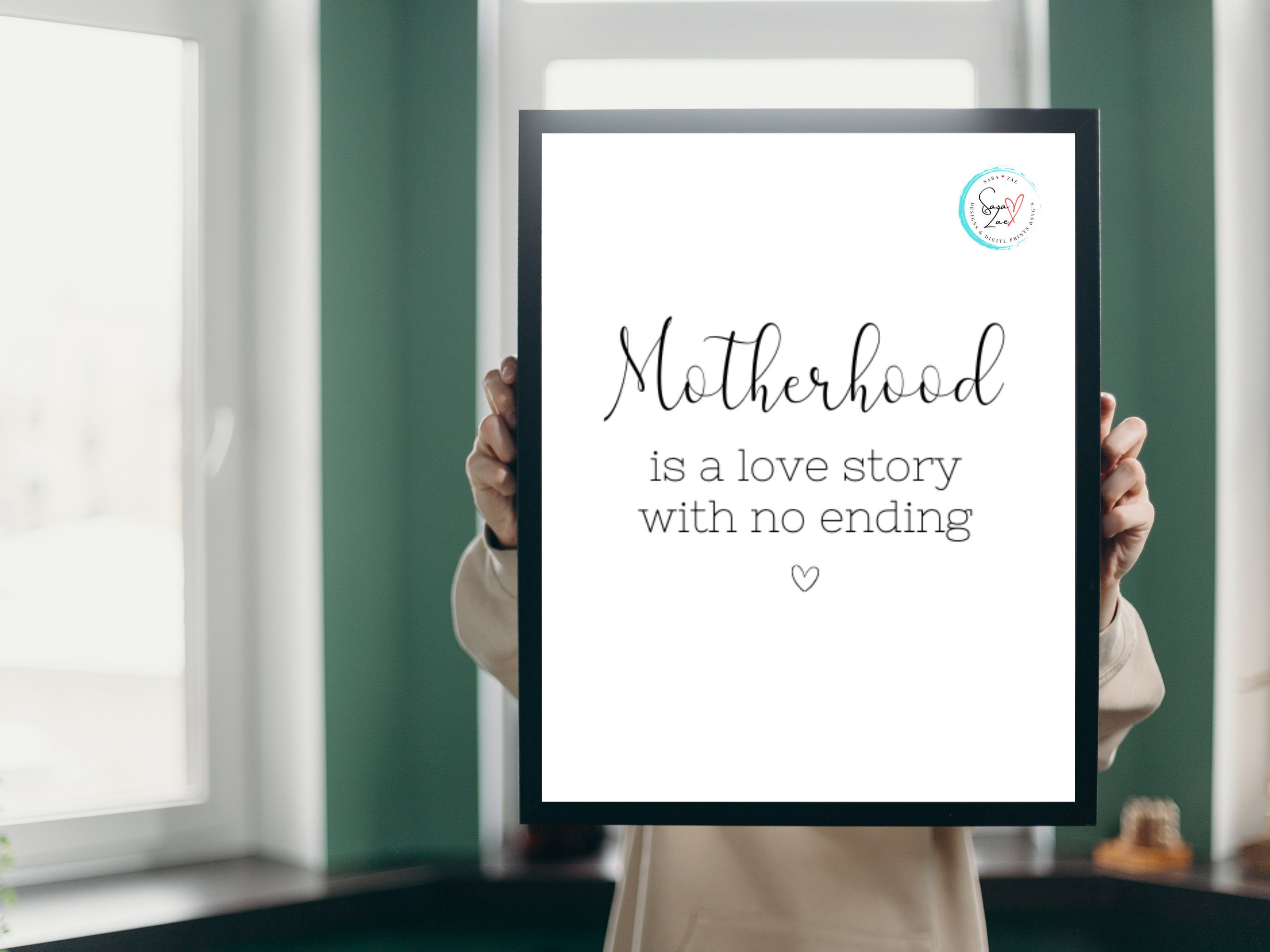 La maternité est une histoire damour sans fin citation Art