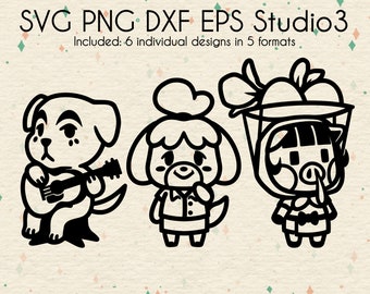 Download Crossing Animals Svg Etsy