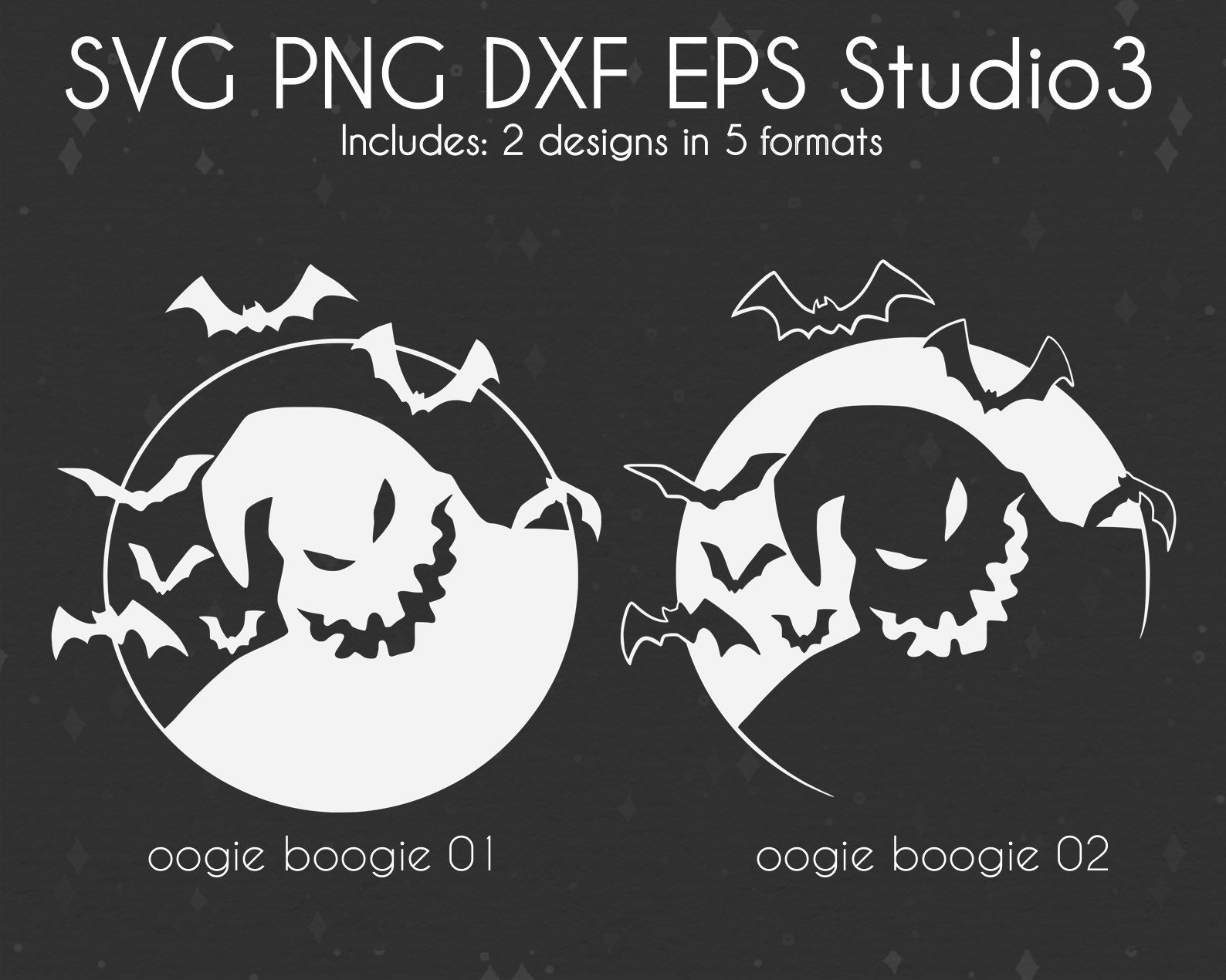 Download Nightmare Before Christmas SVG Cut Files Oogie Boogie Man ...