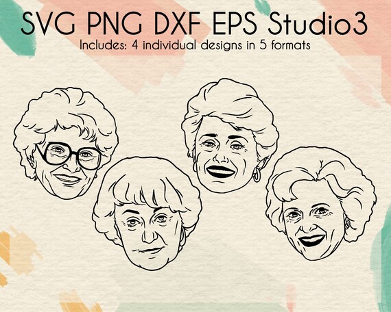 Golden Girls Svg Cut Files Golden Girls Design Sophia Etsy
