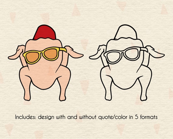 Download Original Friends Giving Svg Files Monica Turkey Design Etsy