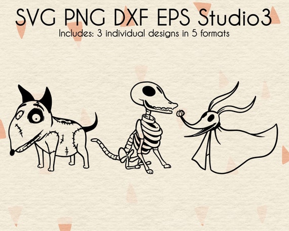 Download Frankenweenie Corpse Bride Nightmare Before Christmas SVG ...