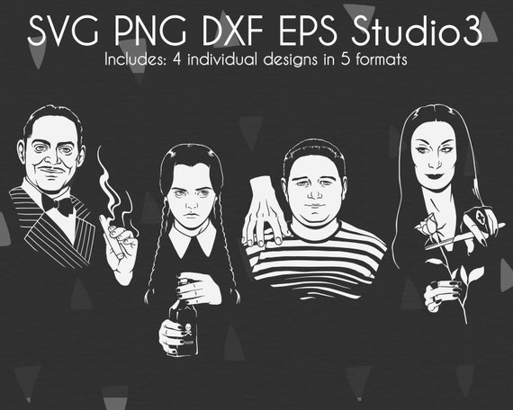 Free Free 97 Silhouette Addams Family Svg SVG PNG EPS DXF File