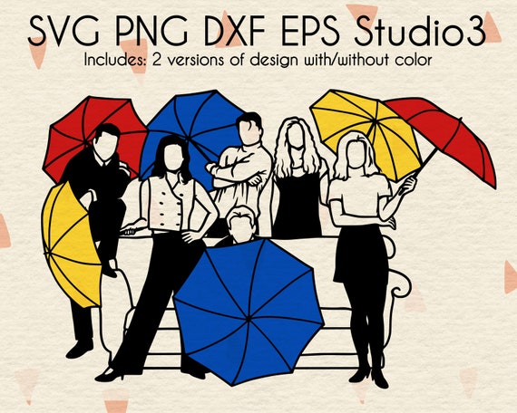 Free Free 136 Friends Umbrella Svg SVG PNG EPS DXF File
