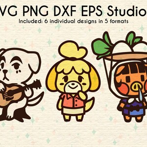 Download Svg Cut Files Animal Crossing Svg Isabelle Digital Copy Only Etsy