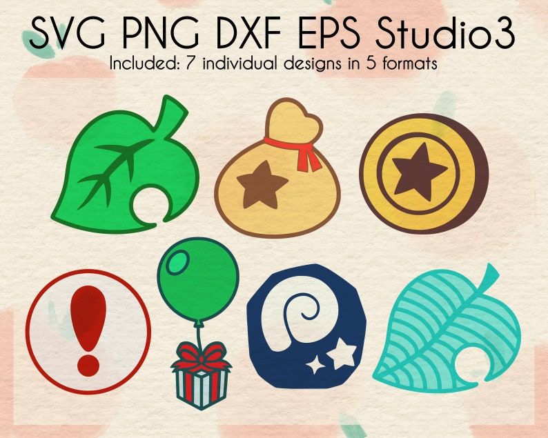 Animal Crossing Items Files Bell Bag leaf Furniture Etsy