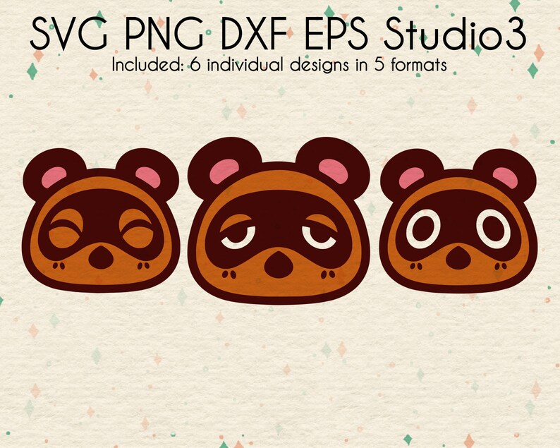 Download Timmy Tommy & Tom Nook Bundle Files Animal Crossing | Etsy