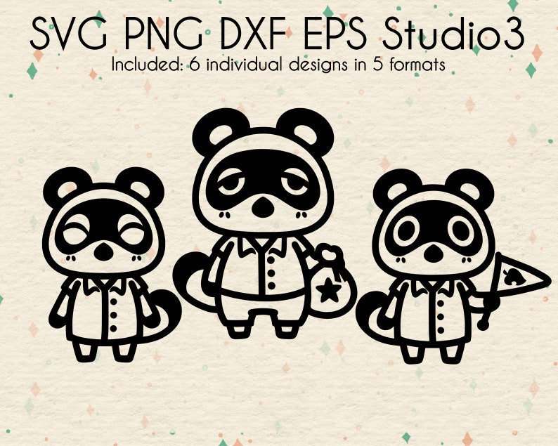 Download Timmy Tommy & Tom Nook Bundle Files Animal Crossing | Etsy