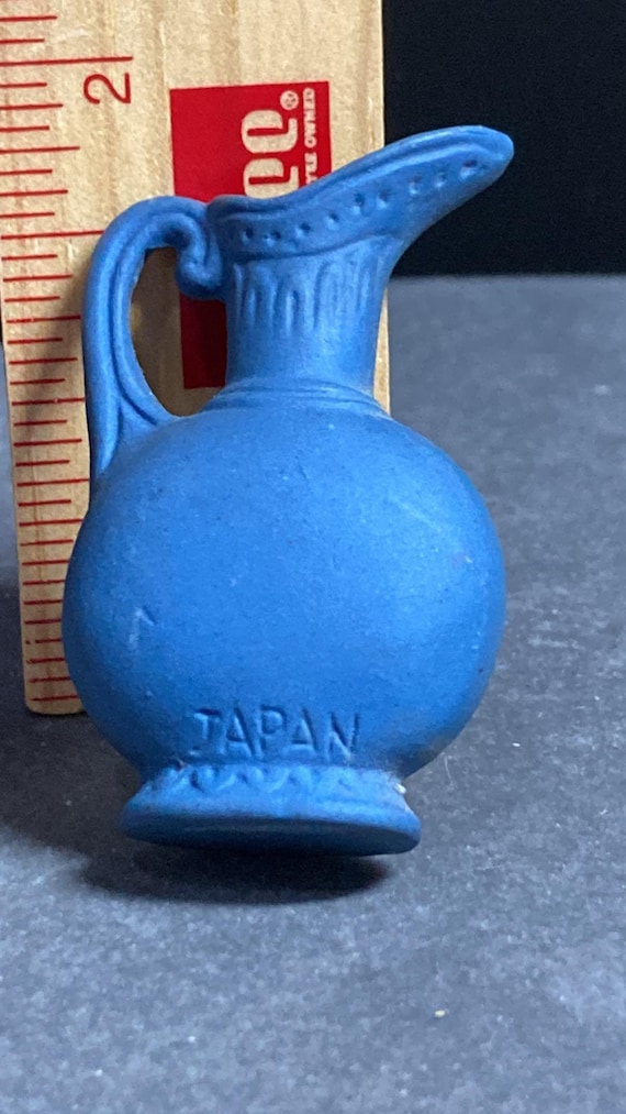 Made Japan - Miniature 2'' Wedgewood Blue and White Jasperware