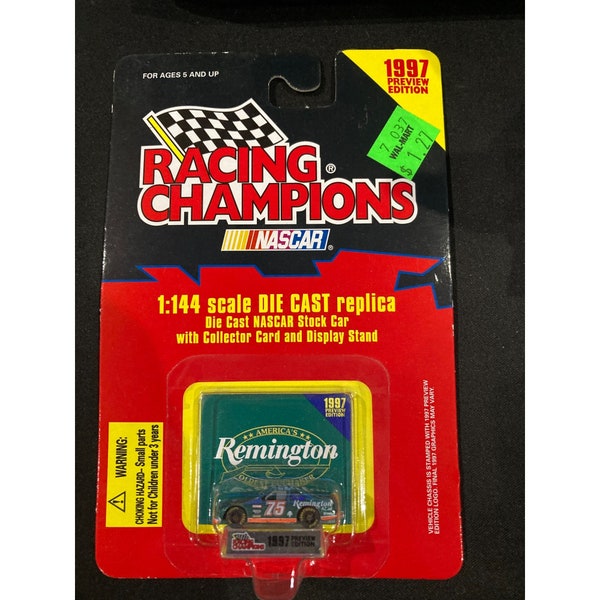 Remington NASCAR 1997 RACING CHAMPIONS 1:144 diecast #75