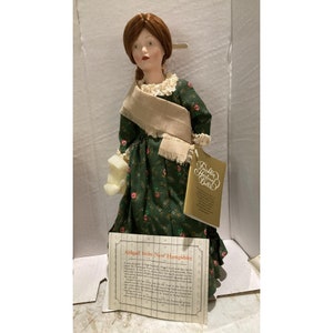 Franklin Mint Porcelain Doll - Maids of 13 Colonies - Abigail Of New Hampshire