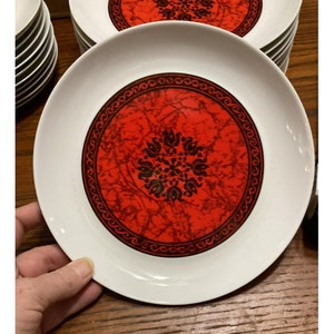 Flamenco Block Bidasoa Spain China,  salad plate