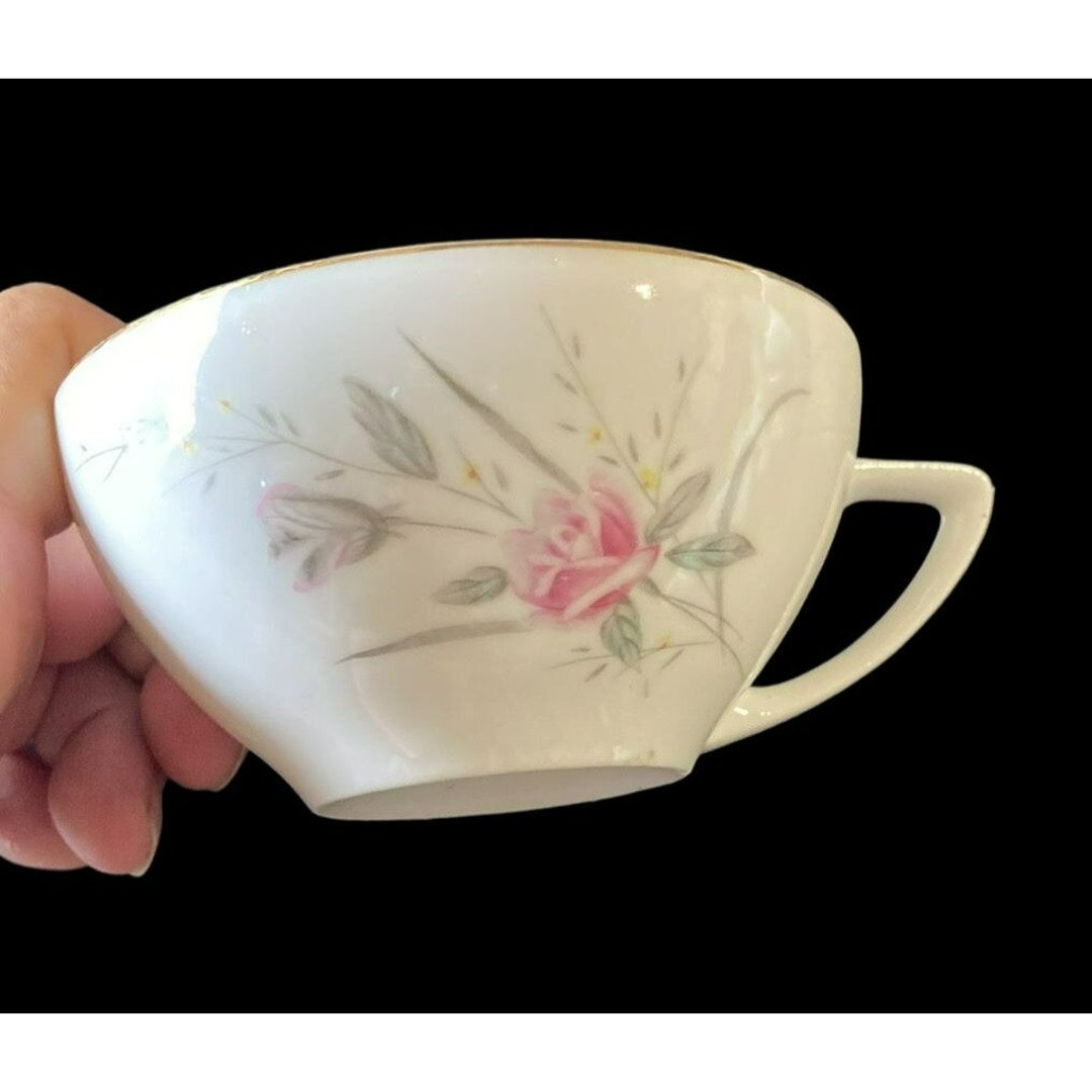 Vintage Golden Rose Fine China of Japan Tea Cup Etsy