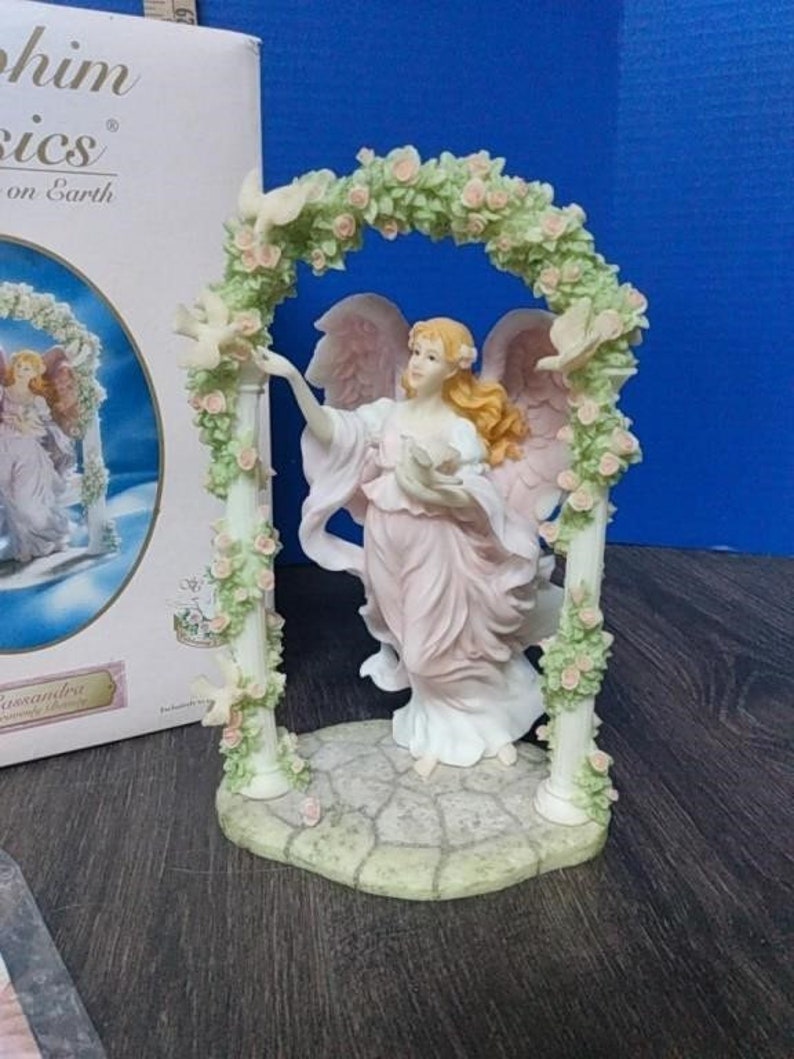 Vintage Angel Figurine Seraphim Classics Cassandra Etsy