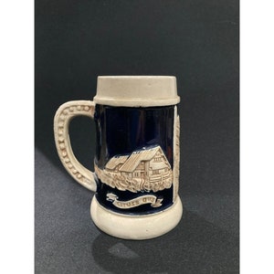 Vintage 1960-1984 Wick Werke Miniature 1/8L Souvenir Greetings Monschau Stein
