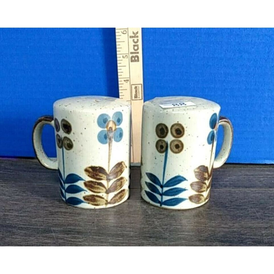 Large, Stoneware Salt & Pepper Shakers Etsy