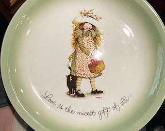 Vintage 1972 Holly Hobbie Plate Collectors Edition
