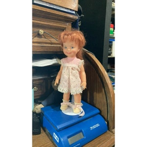 1971 Vintage CINNAMON Doll Crissy Velvets Little Sister 12” Hair Grow