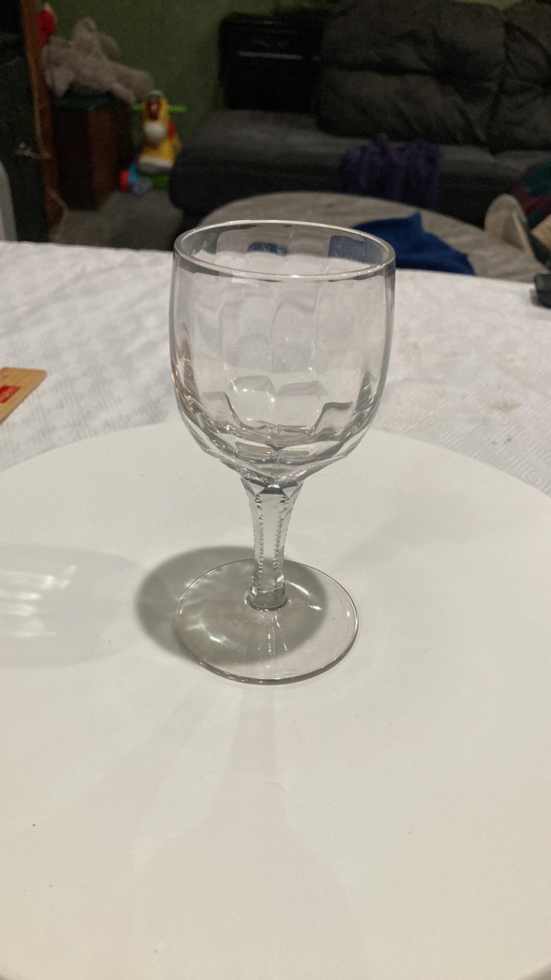 Verres à pied en verre cristal