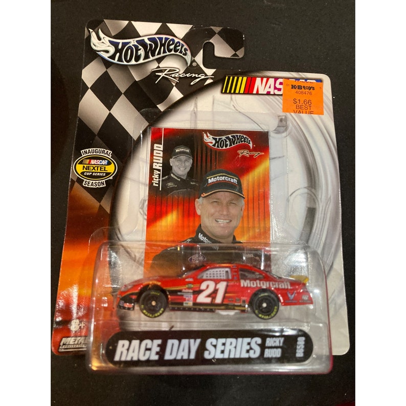 Ricky Rudd 21 Nascar Hot Wheels Racing Race Day Series RICKY RUDD Motor Craft #21 - Etsy