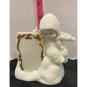 dept 56, Snowbabies A LITTLE MESSAGE to you Porcelain Sign