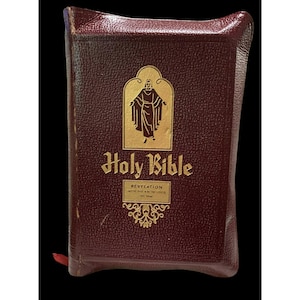 HOLY BIBLE, revelation with the knowledge of him, 1955, teachers edition