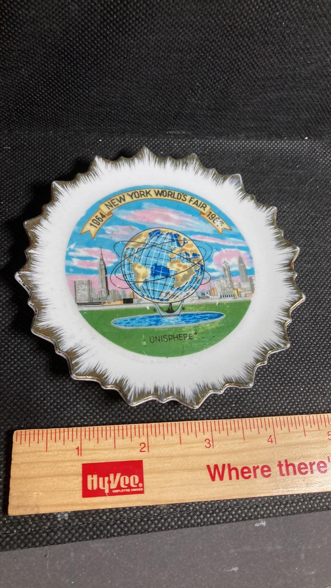 1964 NEW YORK WORLDS Fair Plate 1965 Collectible Souvenir 5 Etsy