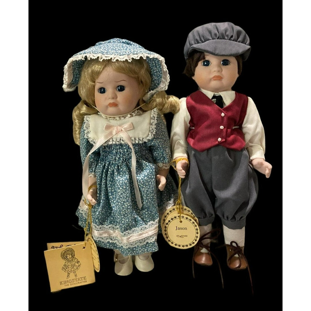 人気ブランドからコーディネートを探す Carley Doll Porcelain Collectible The Crafter Doll ビスクドール
