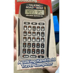 talking road whiz/ travel computer