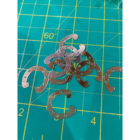 Coriandoli A Ferro Di Cavallo In Lamina D'oro - Decorazione Per Feste A Tema Cavallo, Rodeo E Compleanni, 15 G