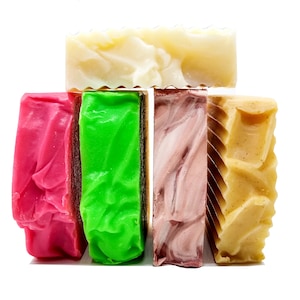 Handmade Soap - Scented Soap - You pick 5 bars - 30 scents available