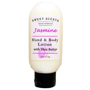 Jasmine Handmade Lotion - Hand Lotion / Body Lotion / Shea Butter Lotion