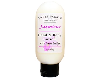 Jasmine Handmade Lotion - Hand Lotion / Body Lotion / Shea Butter Lotion