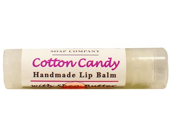 Cotton Candy Handmade Lip Balm With Shea Butter