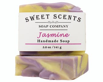 Handmade Soap - Jasmine  Homemade Bar Soap