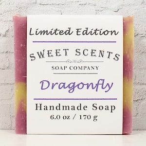 Handmade Soap - DragonFly - Sweet Scents Limited Edition