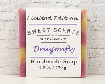 Handmade Soap - DragonFly - Sweet Scents Limited Edition