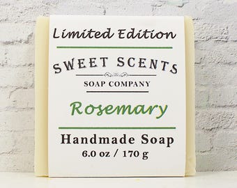 Handmade Soap - Rosemary- Sweet Scents Limited Edition