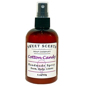 Cotton Candy Body Spray - Handmade Spray / Body Spray / Room Spray / Body Mist / Fragrance Spray