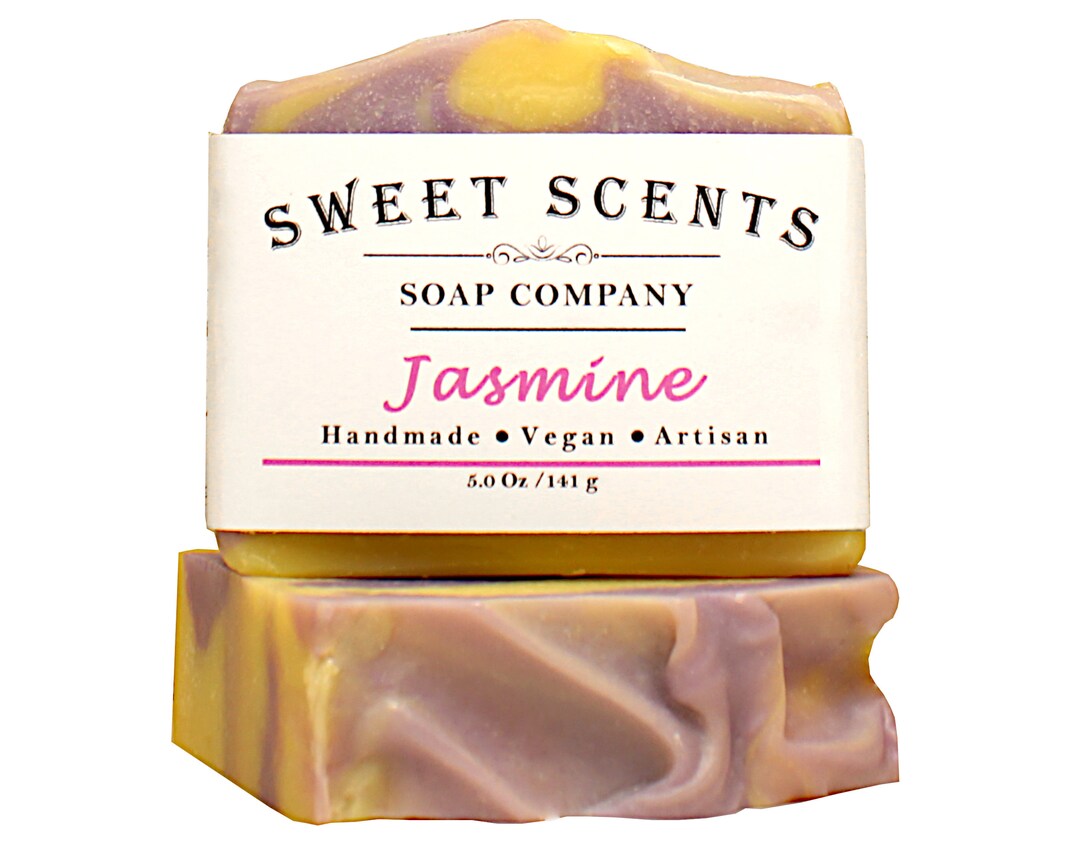 Handmade Soap Jasmine Homemade Bar Soap Etsy