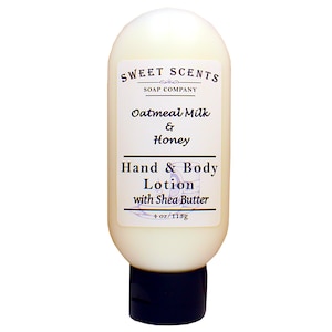 Oatmeal Milk & Honey Shea Butter Lotion - Hand Lotion / Body Lotion / Moisturizer