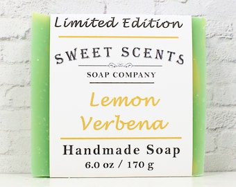 Handmade Soap - Lemon Verbena - Sweet Scents Limited Edition